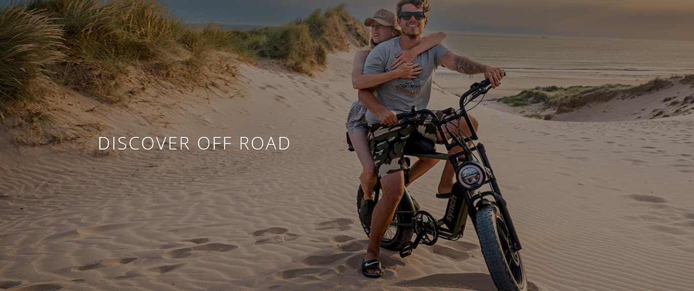 New Super Monkey Ultra Ebike Promo Image on Beach