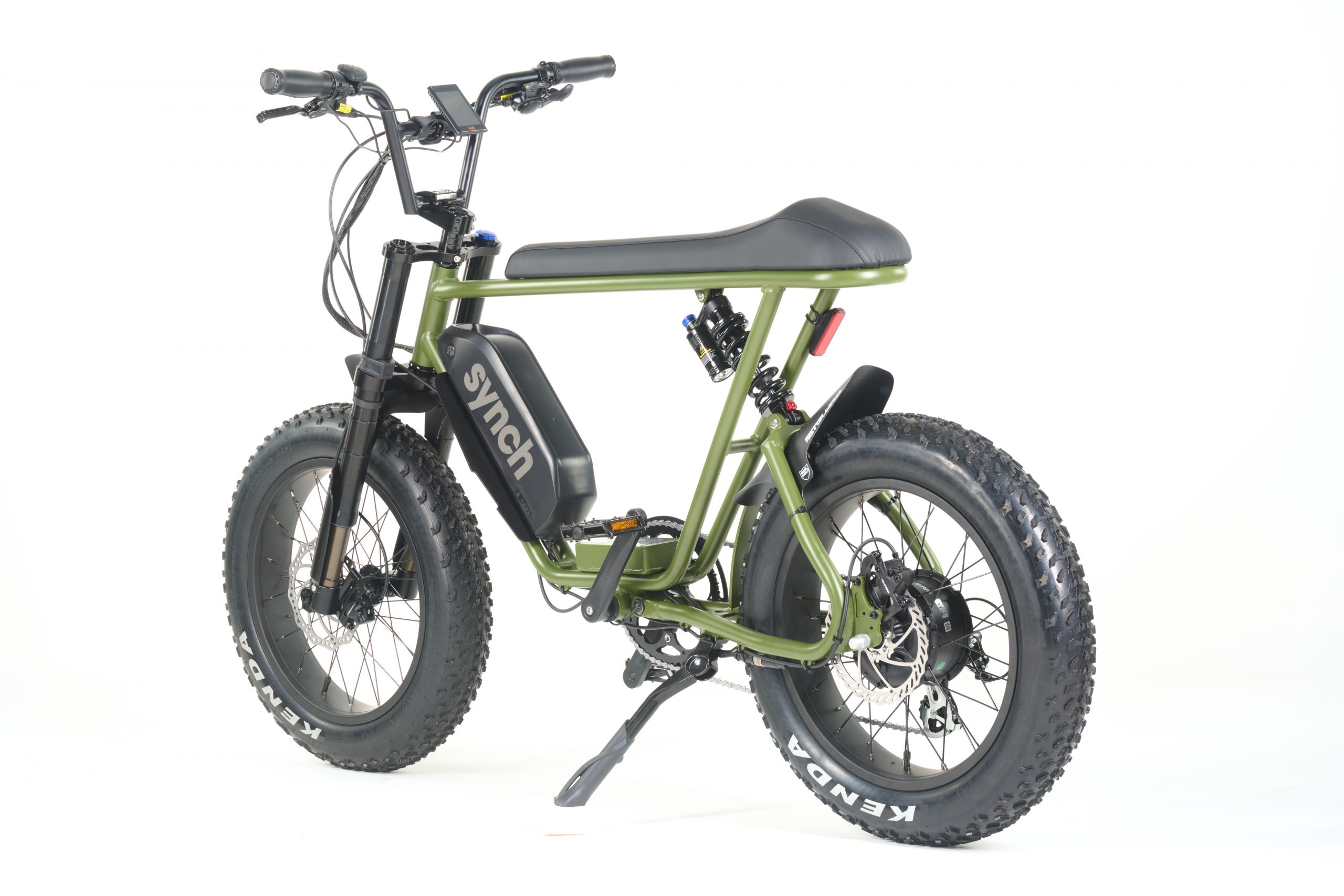 750w Green Super Monkey Ebike From Synch